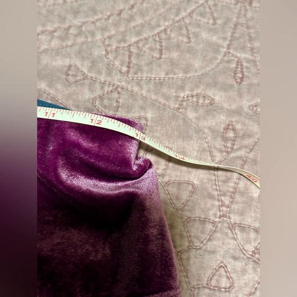 Women with Control Purple Velvet Leggings - XS - Picture 8 of 13